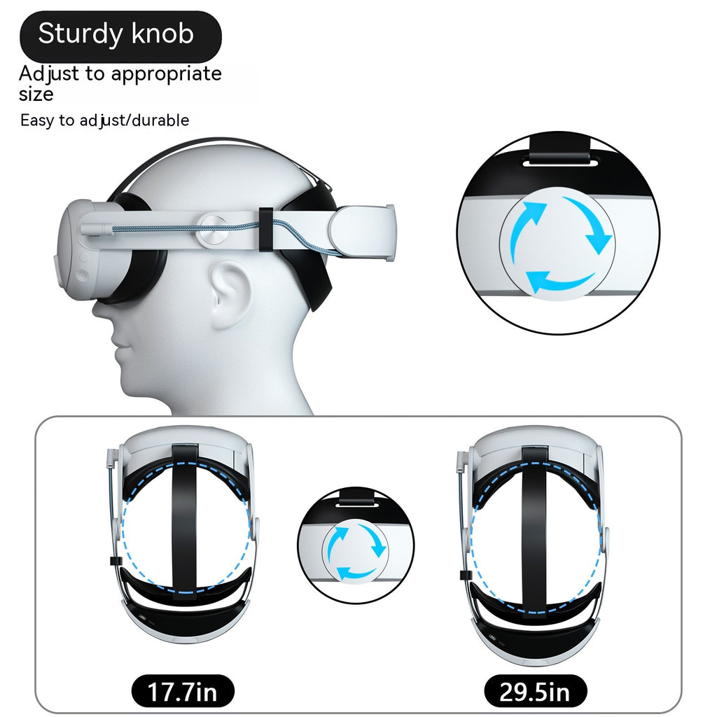 Oculus Quest3 Head Wear 18W Fast Charge VR Glasses
