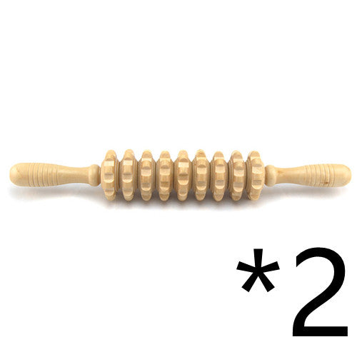 Wood-Massage-Stick Roller Trigger-Point-Recover